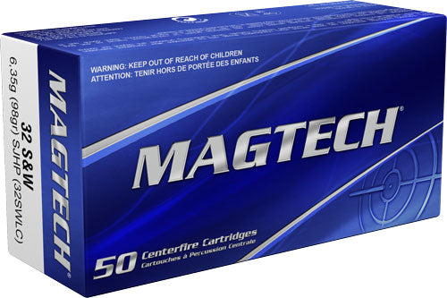 Magtech .32 S&W Long Sport Shooting Range/Training Semi Jacketed Hollow Point 98 Grain 50/Box