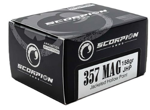 SCORPION 357 MAG 158GR JHP 20RD 10BX/CS