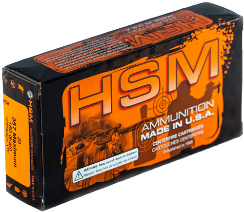 HSM .357 Maximum HORNADY XTP Jacketed Hollow Point 180 Grain 20/Box