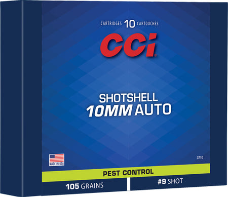 CCI 10mm Auto Pest Control #9 shot Shotshell 105 Grain 10/Box