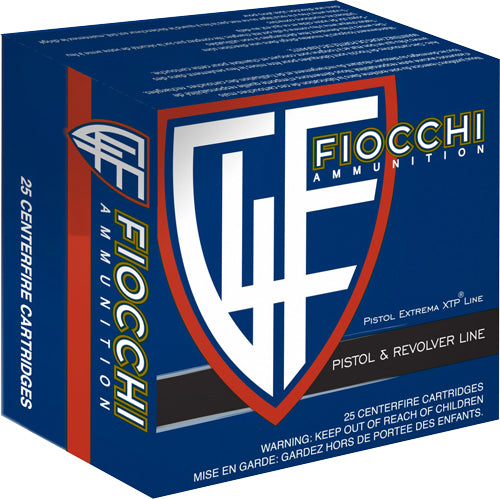 Fiocchi .40 S&W Hyperformance Hornady XTP Hollow Point 180 Grain 25/Box
