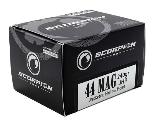 SCORPION 44 REM MAG 240GR JHP 20RD 10BX/CS