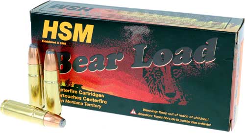 HSM .458 SOCOM Bear Load Jacketed Flat Point 350 Grain 20/Box