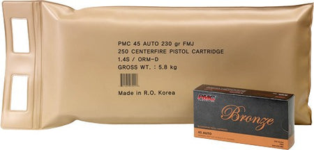 PMC .45 ACP/Auto Bronze Battle Pack Full Metal Jacket 230 Grain 250/Box