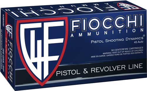 Fiocchi .45 ACP/Auto Defense Dynamics Jacketed Hollow Point 200 Grain 50/Box