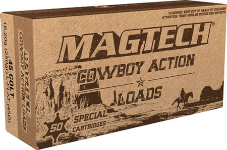 Magtech .45 Long Colt Cowboy Action Lead Flat Nose 250 Grain 50/Box