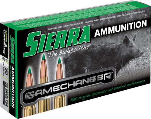 Sierra .300 AAC Blackout GameChanger Sierra Tipped GameKing 125 Grain 20/Box