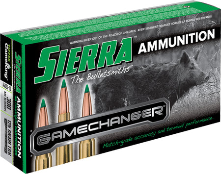 Sierra .300 AAC Blackout GameChanger Sierra Tipped GameKing 125 Grain 20/Box