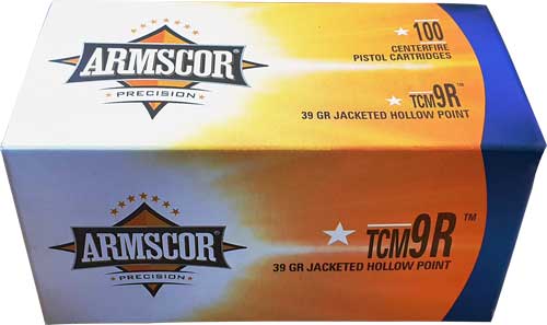 Armscor .22 TCM Precision Value Pack Jacketed Hollow Point 39 Grain 100/Box