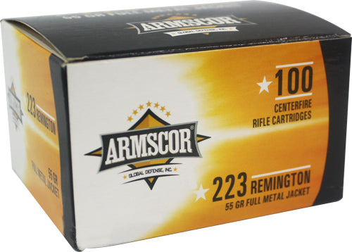 Armscor .223 Remington Precision Full Metal Jacket 55 Grain 100/Box [Item 410]
