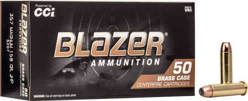 Blazer .357 Magnum Brass Jacketed Hollow Point 158 Grain 50/Box