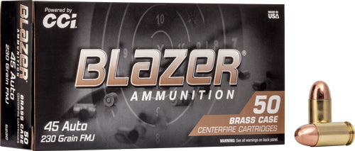 Blazer .45 ACP/Auto Brass Full Metal Jacket 230 Grain 50/Box