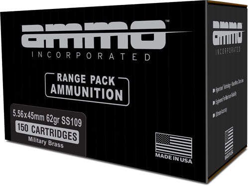 Ammo Inc 5.56x45mm NATO Signature SS109 Full Metal Jacket 62 Grain 20/Box