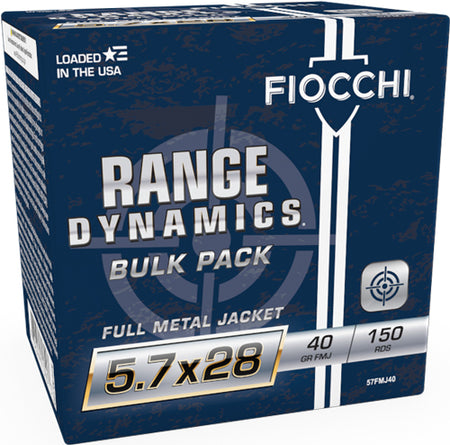 Fiocchi 5.7x28mm 40 gr Full Metal Jacket (FMJ)