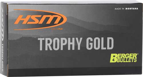 HSM 6mm ARC Trophy Gold Jacketed Hollow Point 95 Grain 20/Box