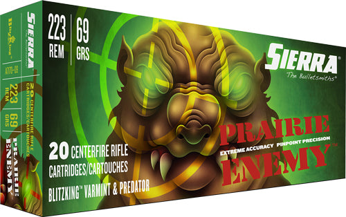 Sierra .223 Remington Prairie Enemy Sierra BlitzKing 69 Grain 20/Box