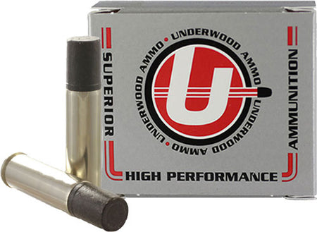 Underwood Ammo .500 S&W Mag Wide Flat Nose Black Cherry Coated Hard Cast 700 Grain 20/Box