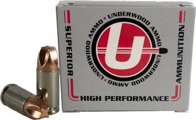 Underwood Ammo 9mm Luger / Parabellum Xtreme Defender +P+ COPPER SOLID Monolithic 90 Grain 20/Box