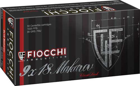 Fiocchi 9mm Makarov Heritage Full Metal Jacket 95 Grain 50/Box