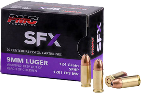 PMC 9mm Luger / Parabellum SFX StarFire Hollow Point 124 Grain 20/Box