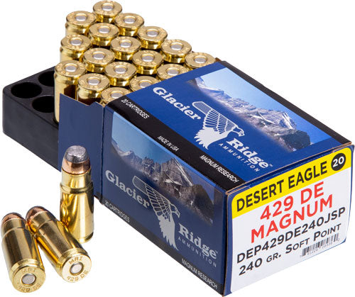 Magnum Research .429 DE Desert Eagle Jacketed Soft Point 240 Grain 20/Box