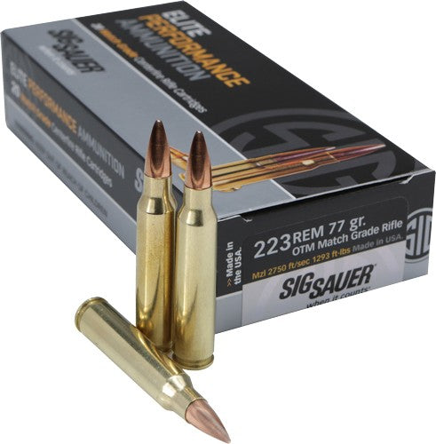 Sig Sauer .223 Remington Elite Performance Marksman Open Tip Match 77 Grain 20/Box