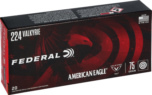 American Eagle .224 Valkyrie Full Metal Jacket FMJ 75 Grain
