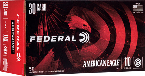 Federal .30 Carbine American Eagle Full Metal Jacket 110 Grain 50/Box