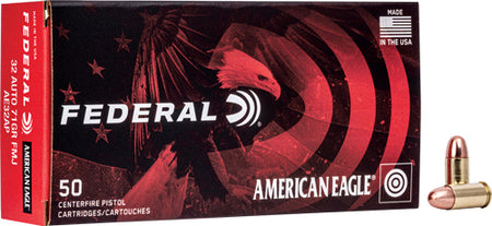 Federal .32 ACP American Eagle Full Metal Jacket 71 Grain 50/Box