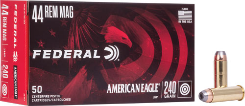 Federal .44 Magnum American Eagle Jacketed Hollow Point 240 Grain 50/Box