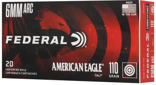 FEDERAL AE 6MM ARC 110GR TMJ SP 20RD 10BX/CS