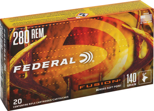 Federal .280 Remington Fusion Bonded Soft Point 140 Grain 20/Box