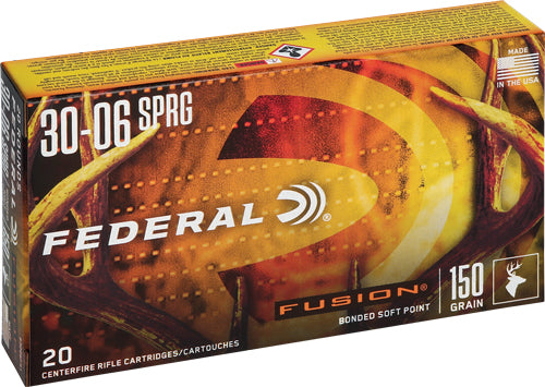 Federal .30-06 Springfield Fusion Bonded Soft Point 150 Grain 20/Box