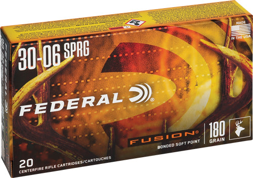 Federal .30-06 Springfield Fusion Bonded Soft Point 180 Grain 20/Box