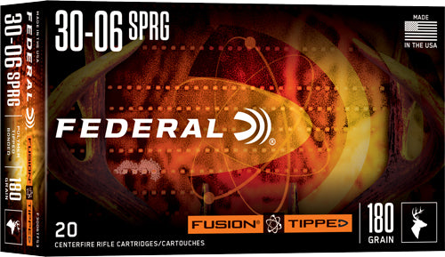 Federal .30-06 Springfield Fusion Tipped Polymer Tip 180 Grain 20/Box