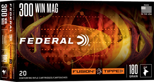 Federal .300 Winchester Mag Fusion Polymer Tip 180 Grain 20/Box