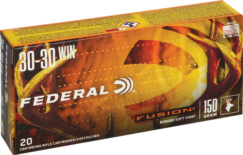 Federal .30-30 Winchester Fusion Bonded Soft Point 150 Grain 20/Box