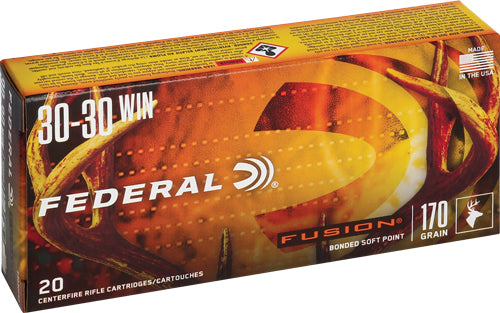 Federal .30-30 Winchester Fusion Bonded Soft Point 170 Grain 20/Box