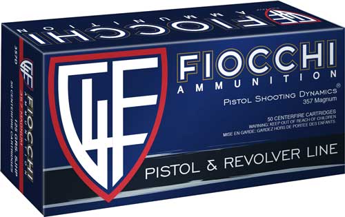 Fiocchi .357 Magnum Defense Dynamics Jacketed Hollow Point 148 Grain 50/Box