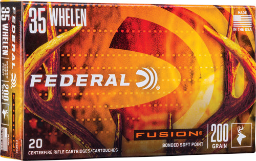 Federal .35 Whelen Fusion Bonded Soft Point 200 Grain 20/Box