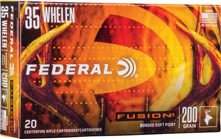 Federal .35 Whelen Fusion Bonded Soft Point 200 Grain 20/Box