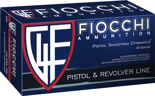 Fiocchi .38 Special Defense Dynamics Shooting Dynamics Semi-Jacketed Hollow Point 148 Grain 50/Box [Item 925]