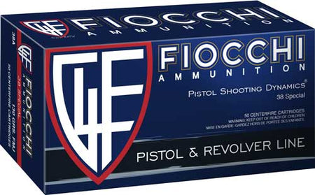 Fiocchi .38 Special Defense Dynamics Shooting Dynamics Semi-Jacketed Hollow Point 148 Grain 50/Box [Item 925]