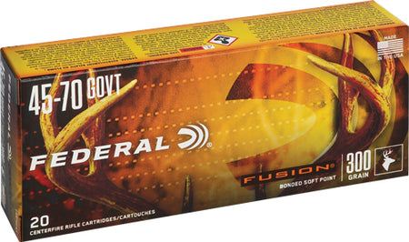 Federal .45-70 Government Fusion Bonded Soft Point 300 Grain 20/Box