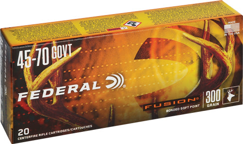 Federal .45-70 Government Fusion Bonded Soft Point 300 Grain 20/Box
