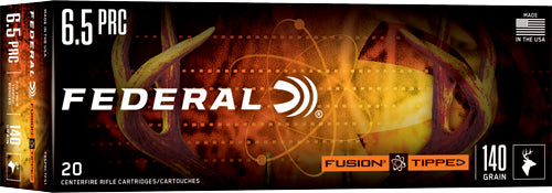 Federal 6.5 PRC Fusion Tipped Polymer Tip 140 Grain 20/Box
