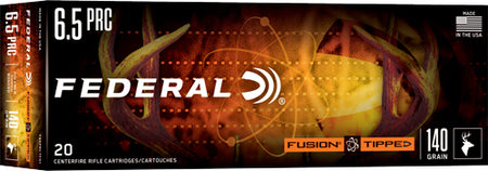 Federal 6.5 PRC Fusion Tipped Polymer Tip 140 Grain 20/Box