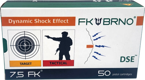 FK Brno 7.5 FK F9 Solid Flat Nose 101 Grain 50/Box
