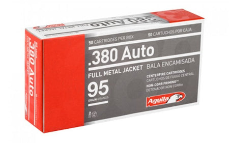Aguila .380 ACP/Auto Target & Range Full Metal Jacket 95 Grain 50/Box