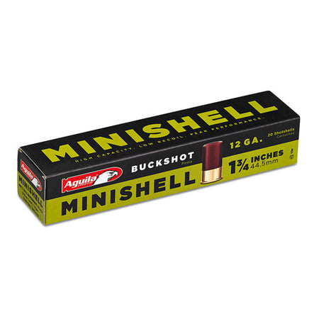 Aguila 12 Gauge Minishell #1 Buck / 4 Buck 5/8 oz 1.75 in 20/Box